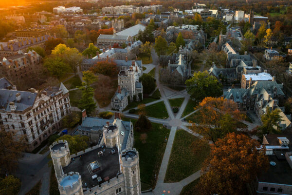 Aeriel view of Princeton University