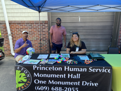 Princeton Human Services display table