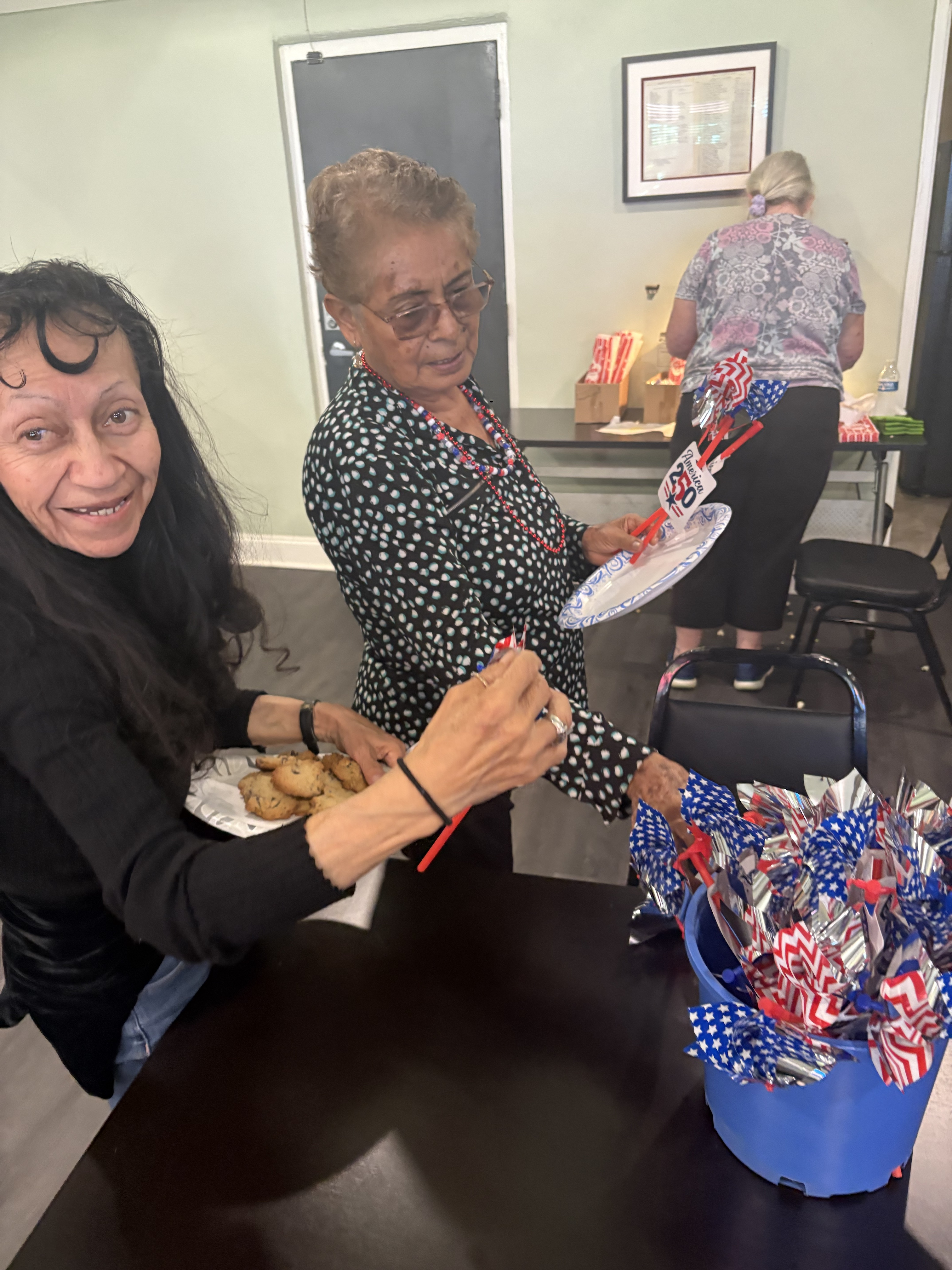 Tenants getting cookies